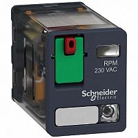 Реле 2CO светодиод 24В переменного тока | код. RPM22F7 | Schneider Electric